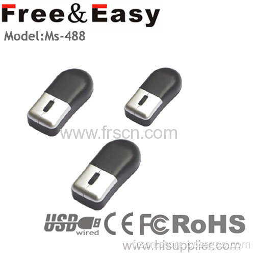Mini Retractable Cable Wired Mouse